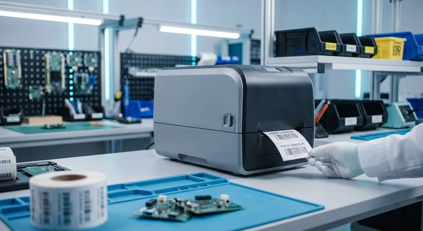 Best Thermal Label Printer for Electronics Manufacturers 2026 - McAuley Labels