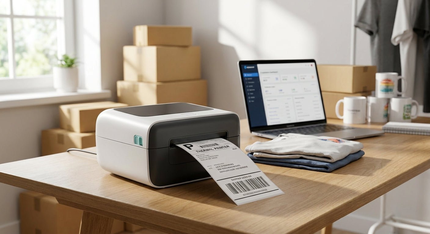 Best Thermal Label Printer for Print-on-Demand 2026 - McAuley Labels