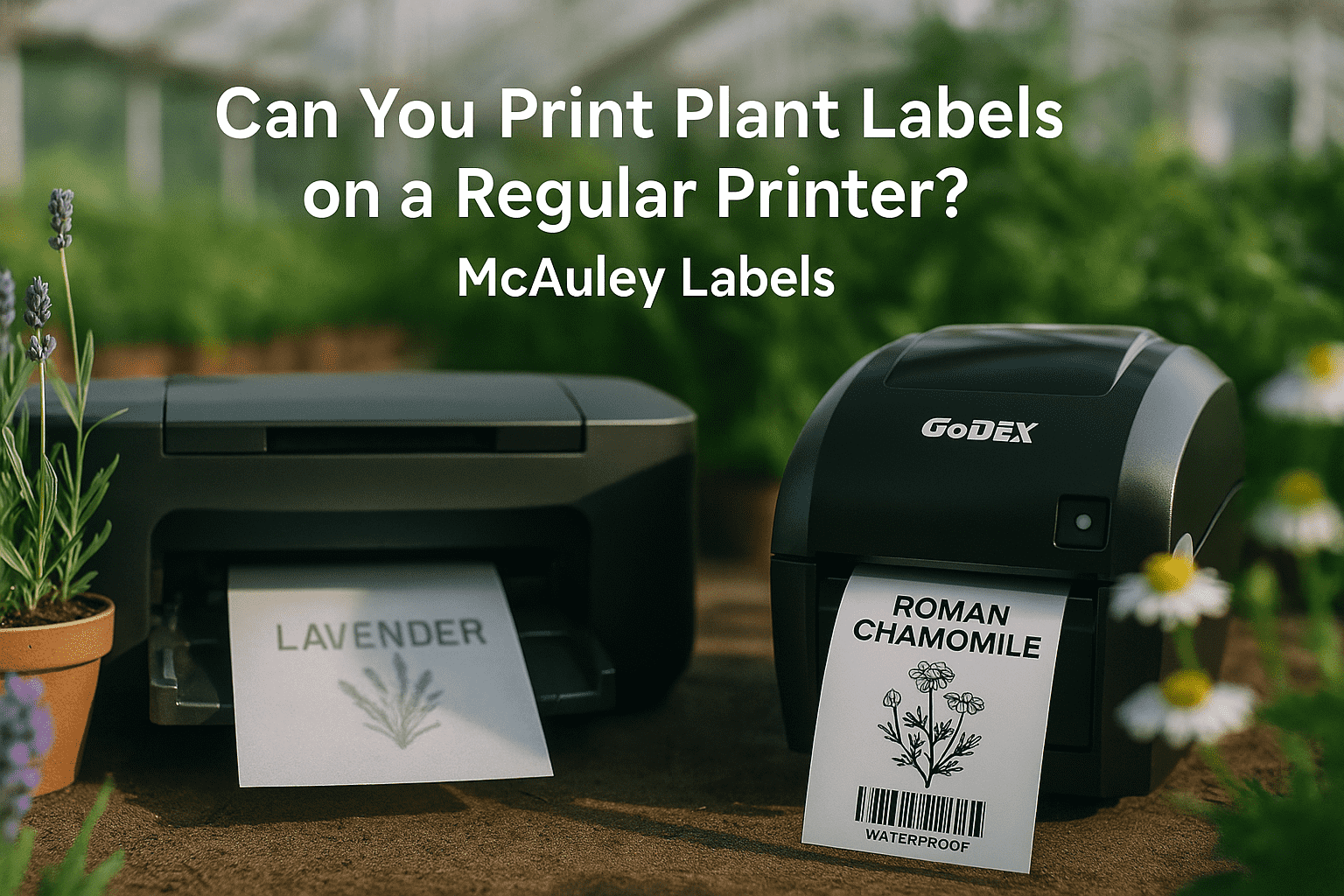 Can You Print Plant Labels on a Regular Printer? - McAuley Labels