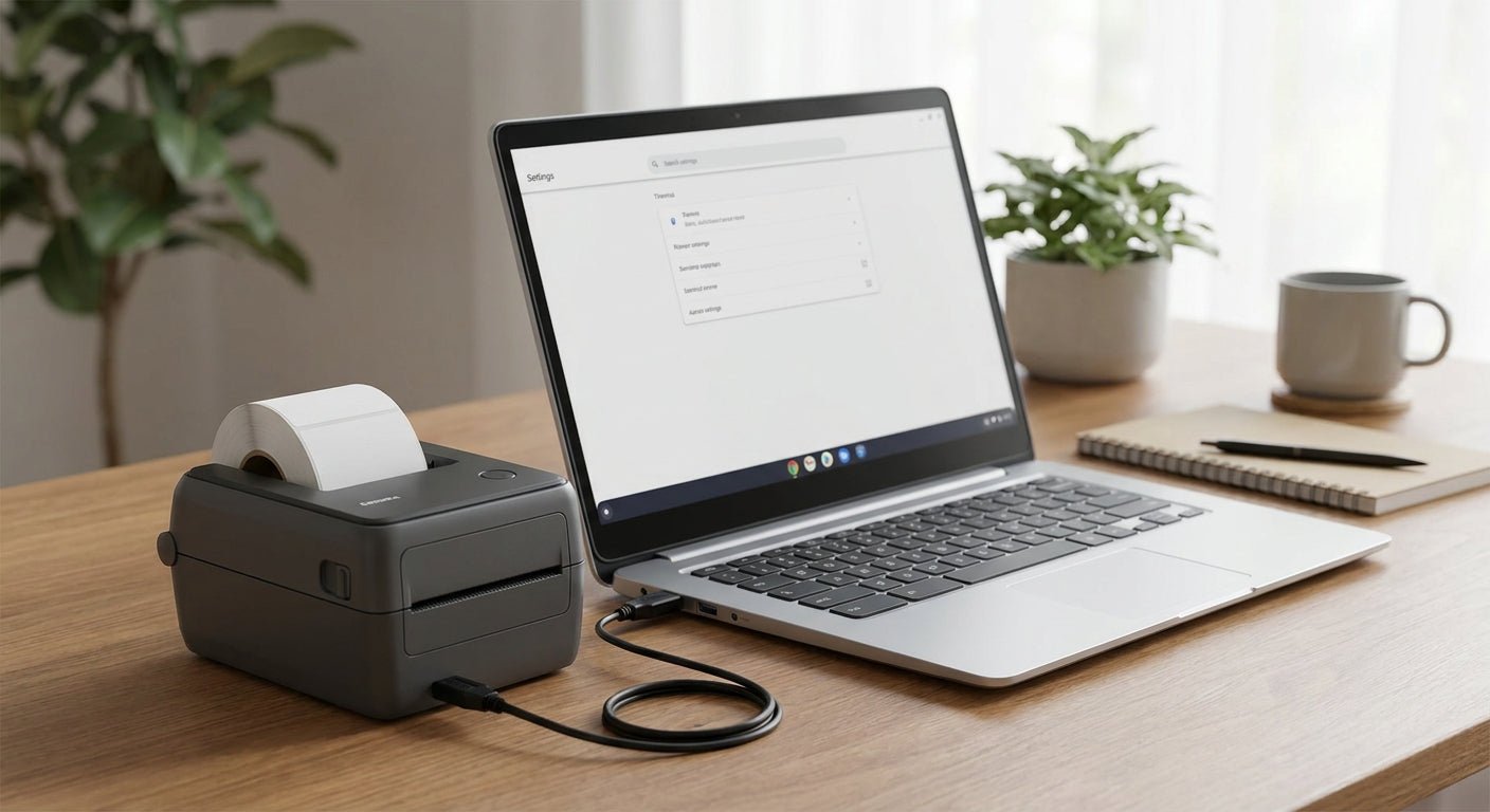 Connect a Thermal Printer to a Chromebook (2026) - McAuley Labels