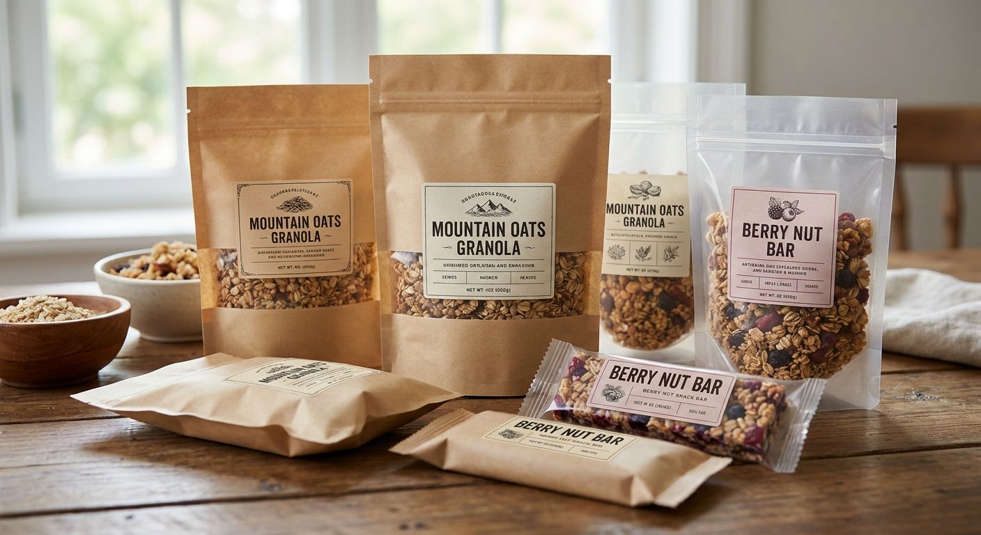Custom Labels for Granola Bar Packaging: 2026 Guide - McAuley Labels