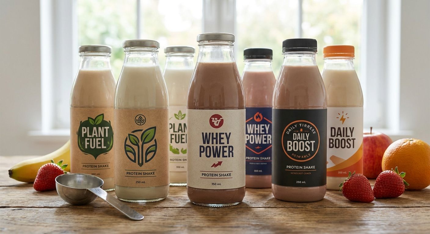 Custom Labels for Protein Shake Bottles: 2026 Guide - McAuley Labels
