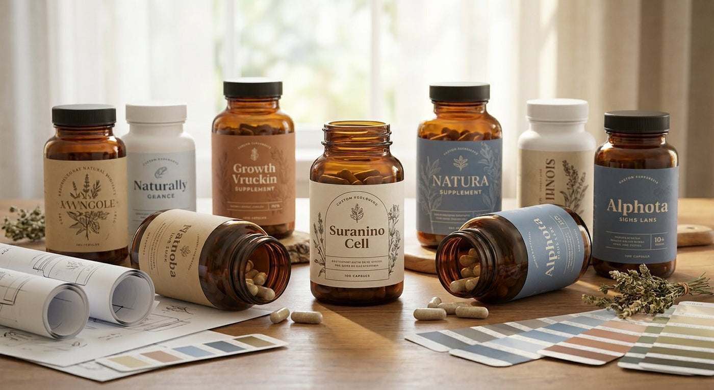 Custom Labels for Supplement Bottles: 2026 Guide - McAuley Labels