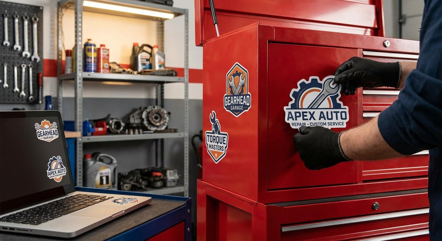 Custom Stickers for Mechanic Shops (2026 Buying Guide) - McAuley Labels