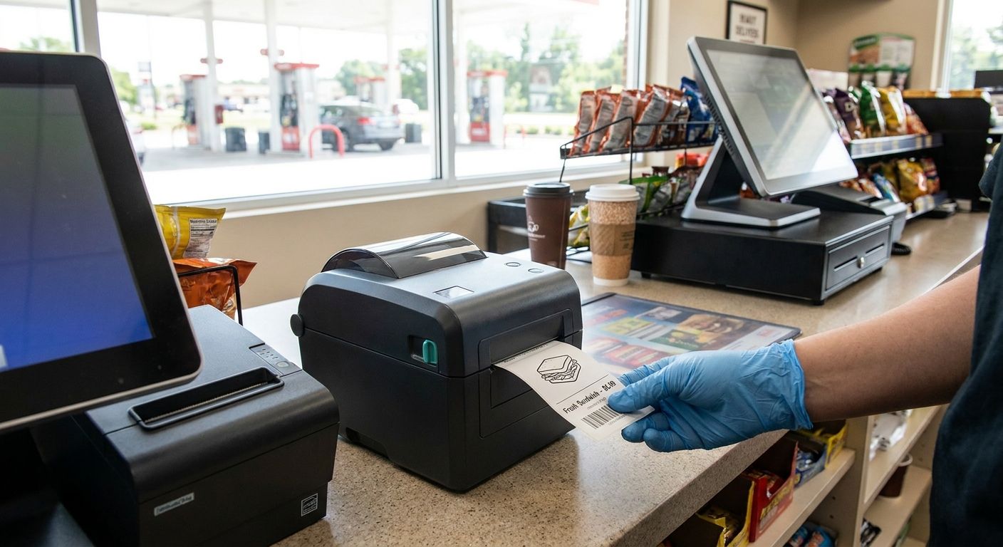 Direct Thermal Label Printer for Convenience Stores 2026 - McAuley Labels
