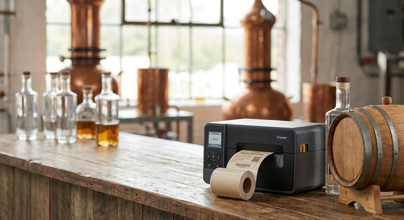 Direct Thermal Label Printer for Craft Distilleries (2026) - McAuley Labels