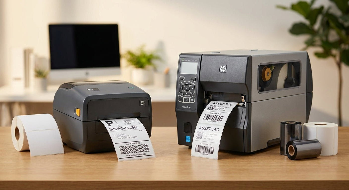 Direct Thermal vs Thermal Transfer Printer (2026) - McAuley Labels