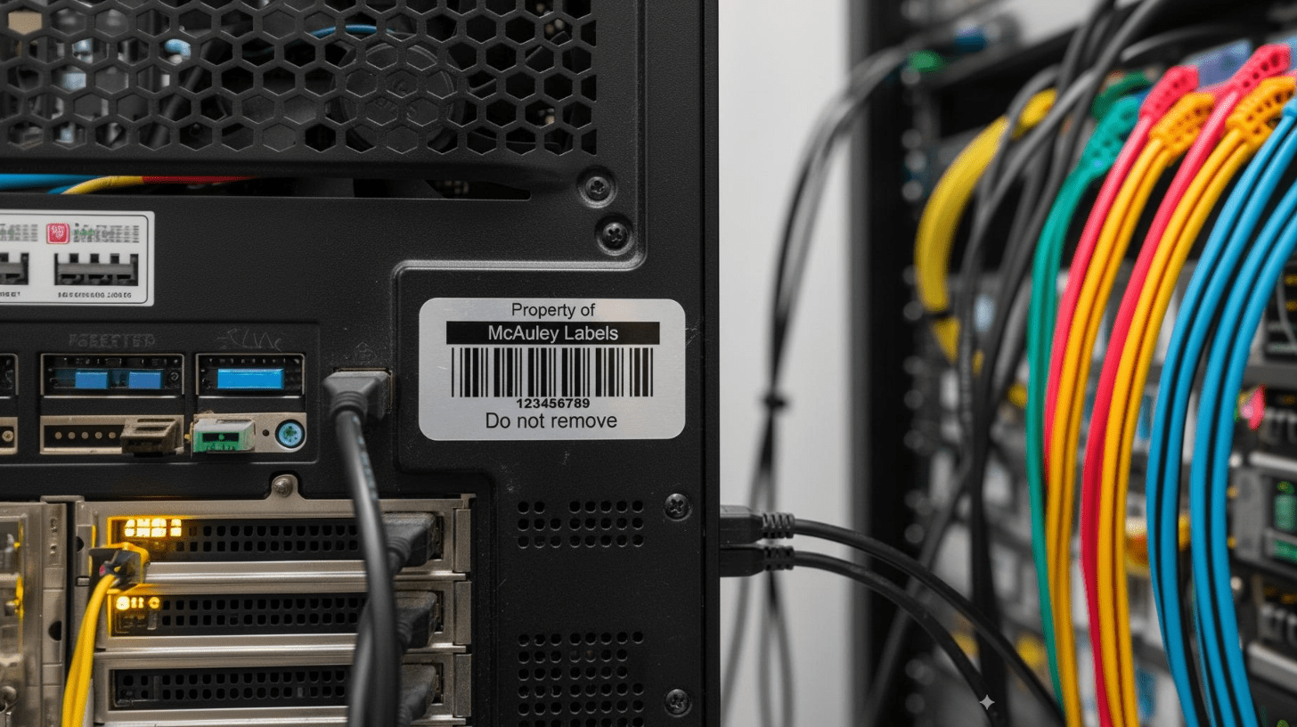 How IT Departments Use Laptop Asset Tags to Reduce Loss and Theft - McAuley Labels