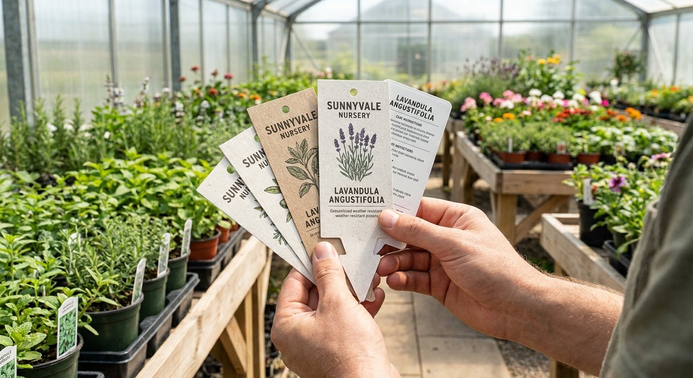 How to Design Plant Tags for a Nursery (2026) - McAuley Labels