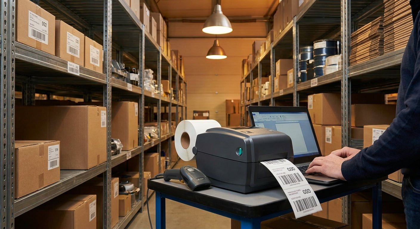How to Print Barcode Labels for Warehouse Shelves 2026 - McAuley Labels