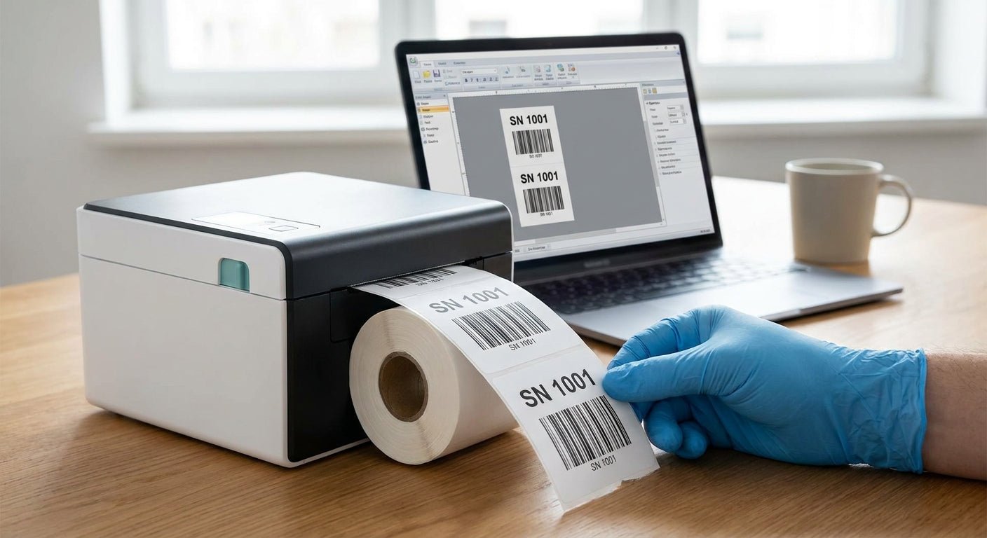 How to Print Serial Number Labels: Thermal Printer Guide 2026 - McAuley Labels