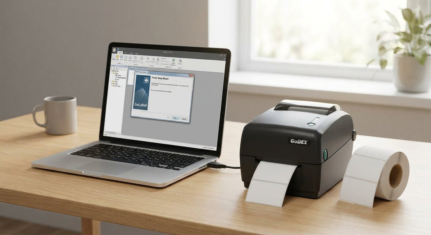 How to Set Up a GoDEX Printer with GoLabel (2026) - McAuley Labels