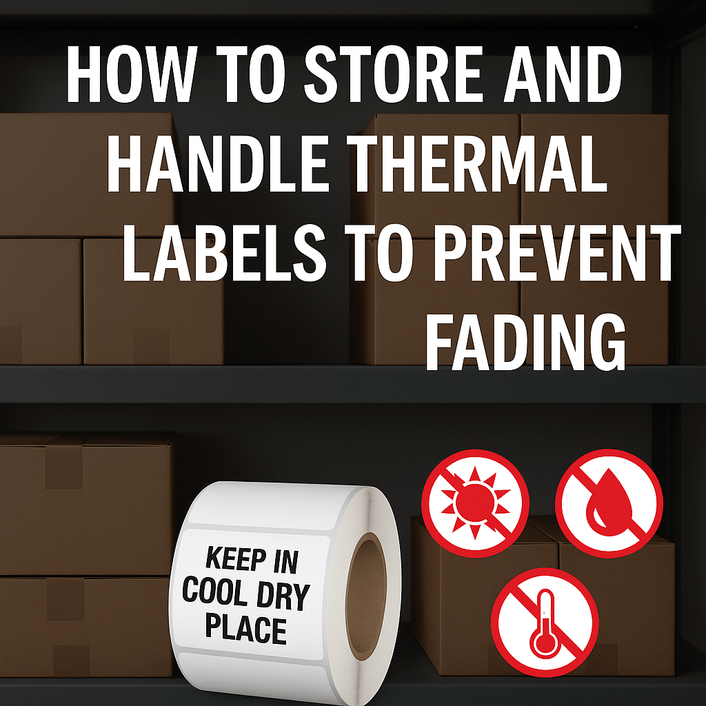 How to Store and Handle Thermal Labels to Prevent Fading