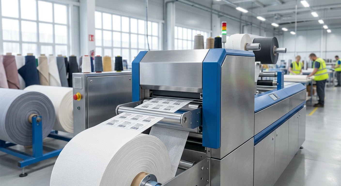 Industrial Label Printer for Textile Manufacturing 2026 - McAuley Labels