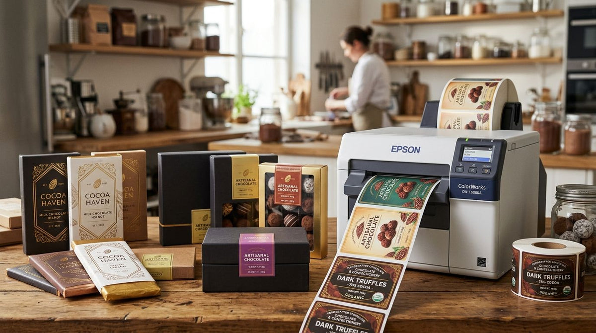 Label Printer for Chocolate & Confectionery Packaging 2026 - McAuley Labels