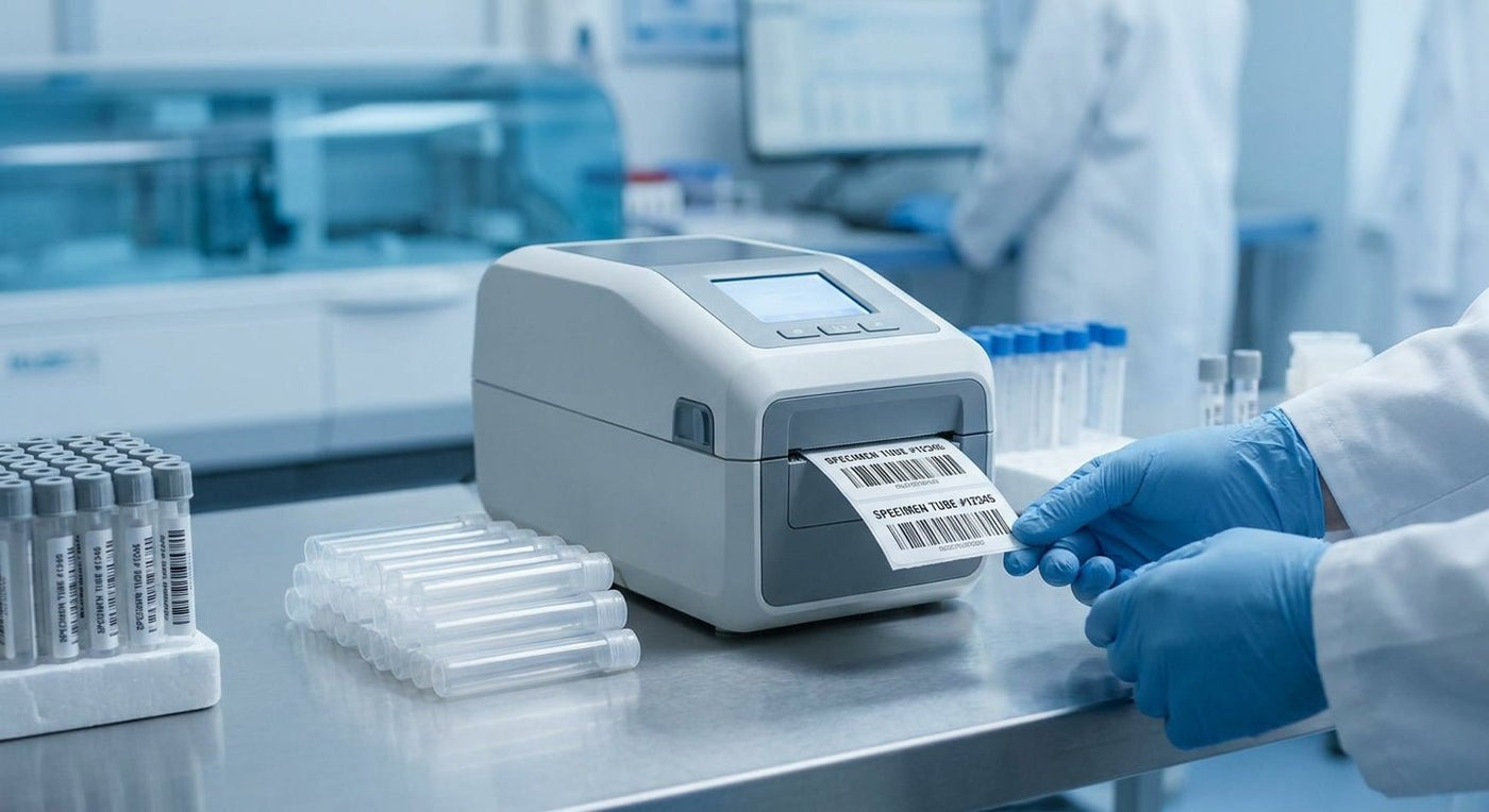 Label Printer for Hospital Specimen Tubes 2026 - McAuley Labels