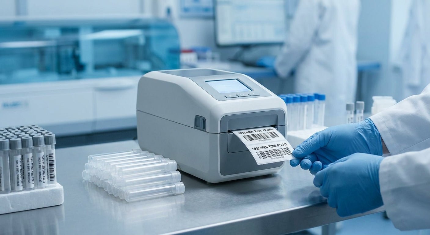 Label Printer for Hospital Specimen Tubes 2026 - McAuley Labels