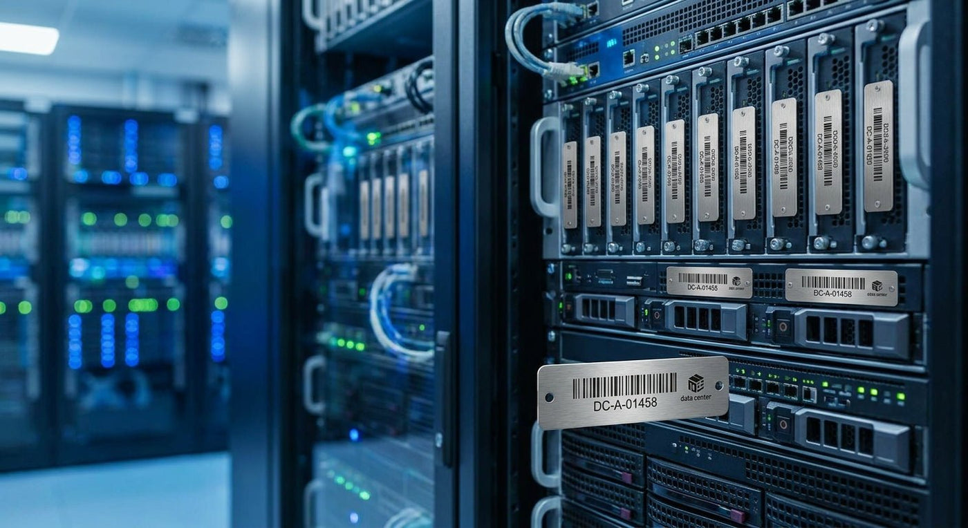 Permanent Asset Tags for Data Center Equipment 2026 - McAuley Labels