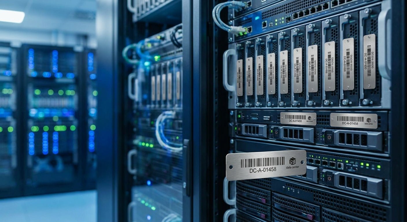 Permanent Asset Tags for Data Center Equipment 2026 - McAuley Labels