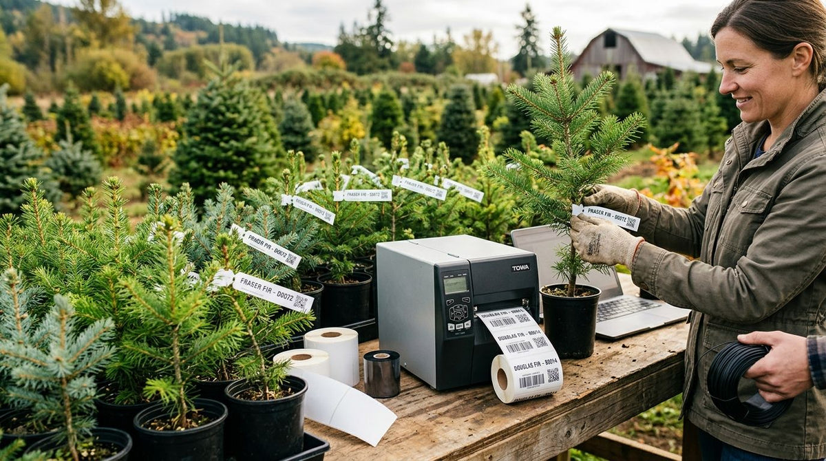 Plant Label Printer for Tree Farms & Christmas Tree Growers 2026 - McAuley Labels