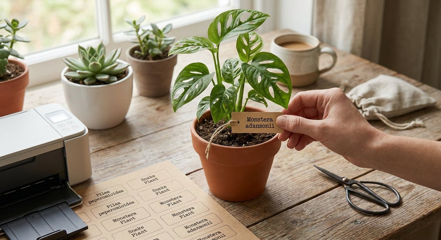 Plant Pot Labels for Indoor Houseplants: 2026 Print Guide - McAuley Labels