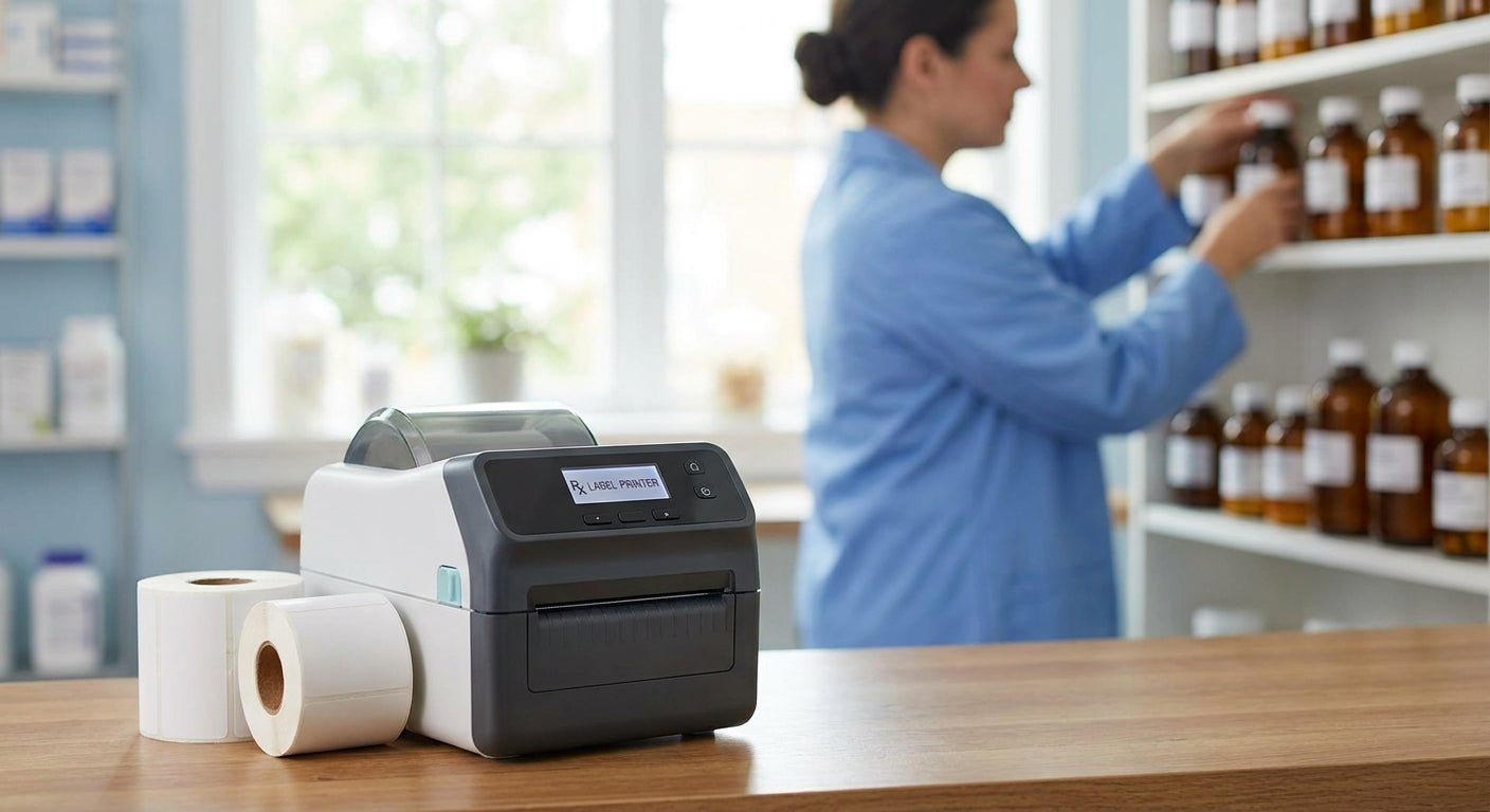 Prescription Label Printer for Pharmacies 2026 Guide - McAuley Labels