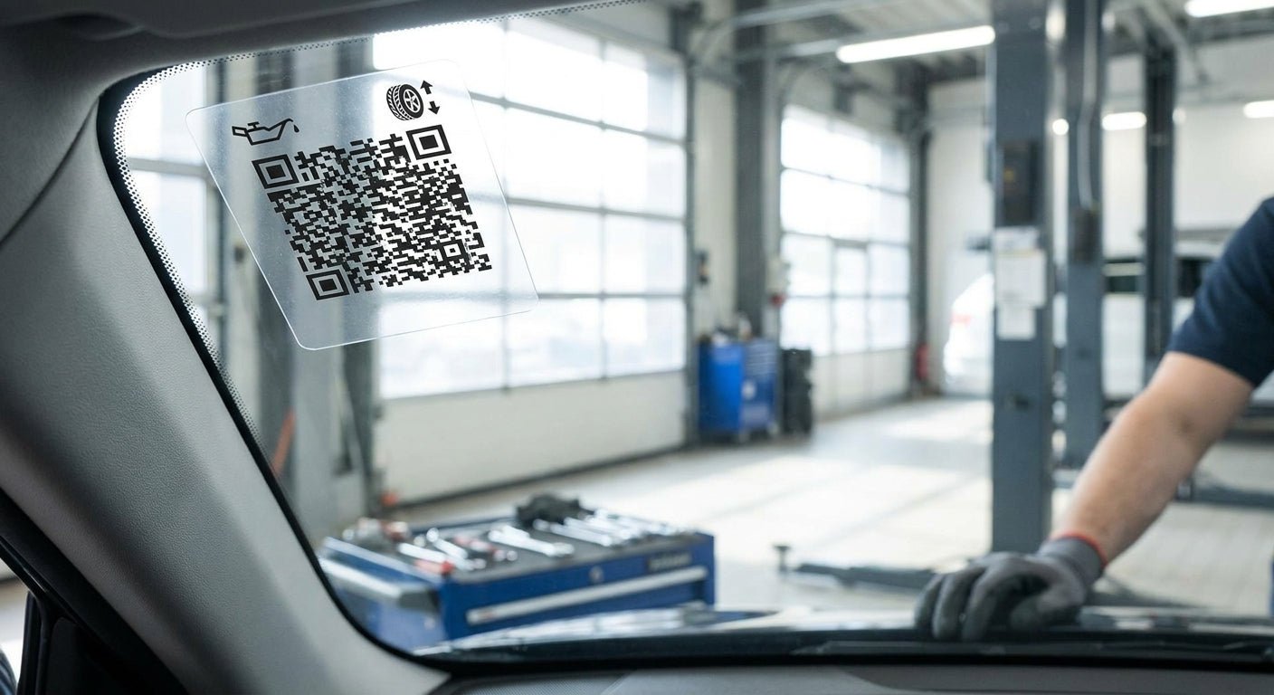 QR Code Stickers for Tire Rotation Reminders 2026 - McAuley Labels