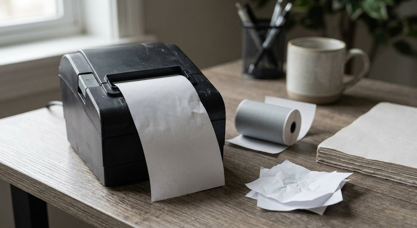 Regular Paper in Thermal Printer: What Happens (2026) - McAuley Labels