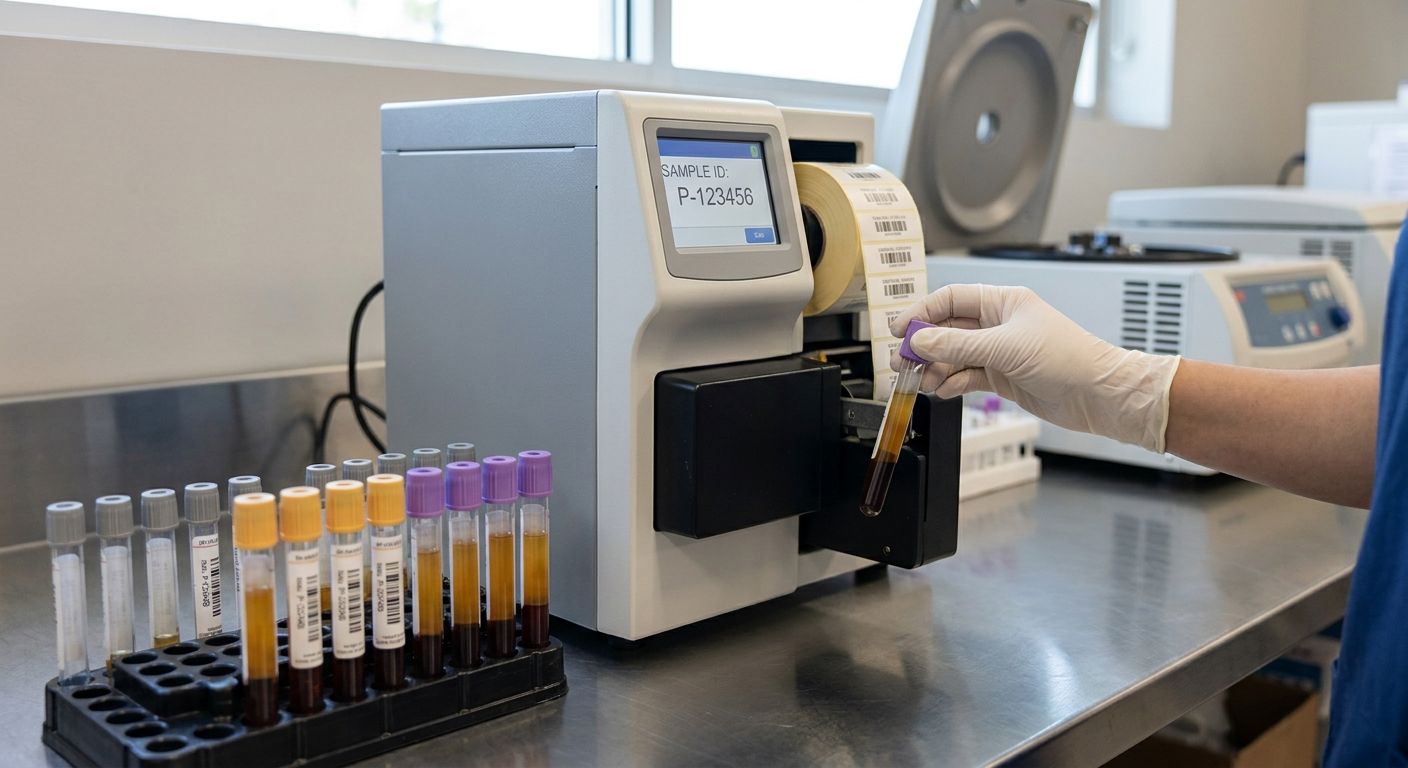Test Tube Labeler for Plasma Donation Centers (2026) - McAuley Labels