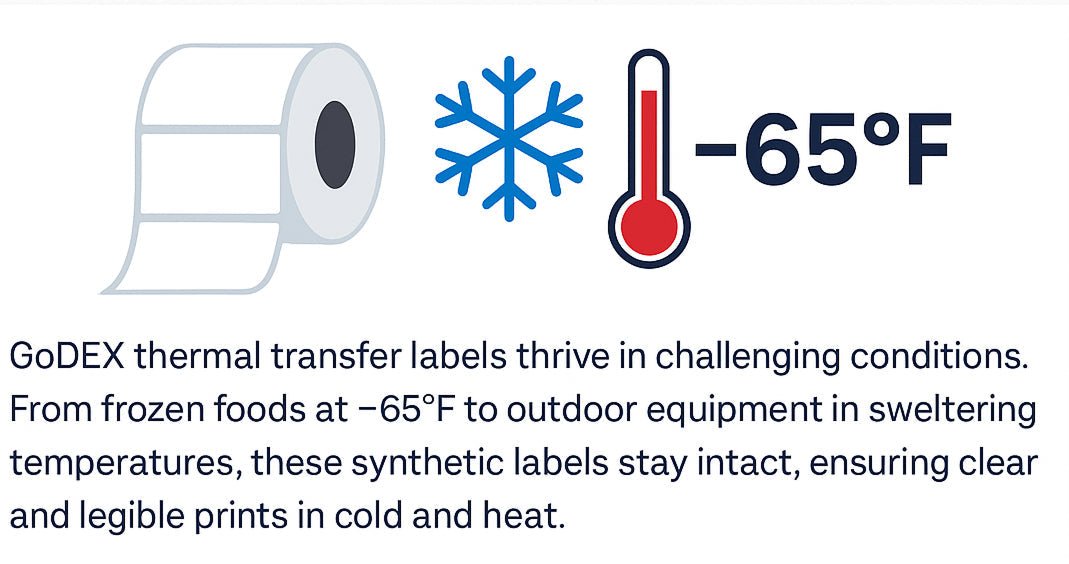 Thermal Labels for Extreme Temperatures: Freezer and Outdoor