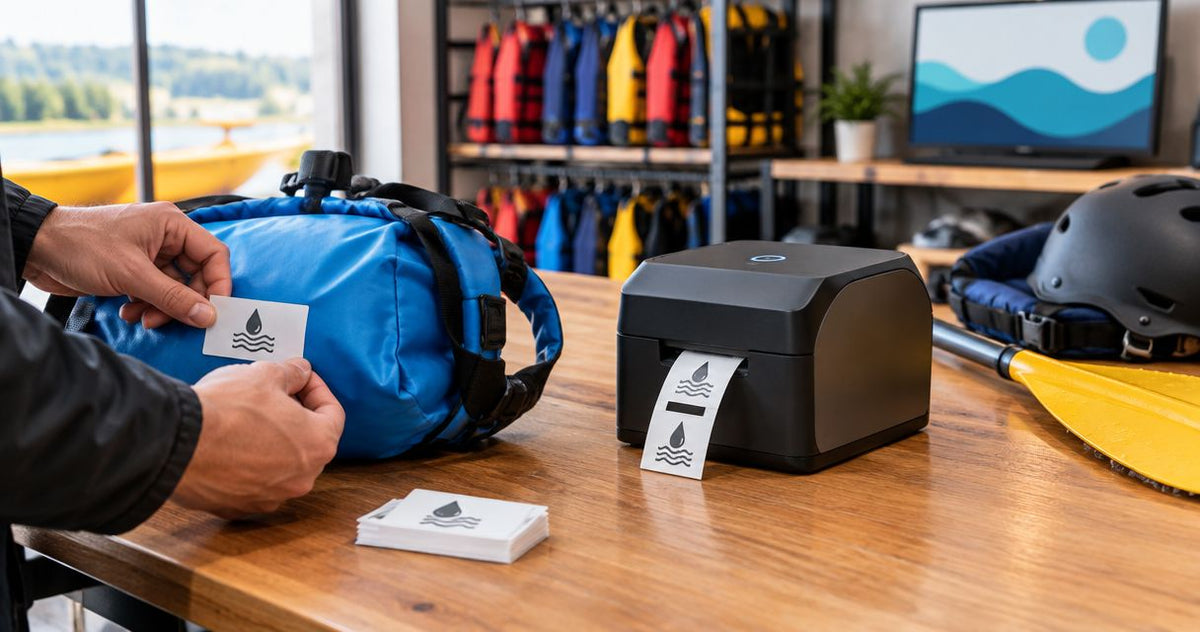 Waterproof label printer for rental shops: choose in 2026 - McAuley Labels