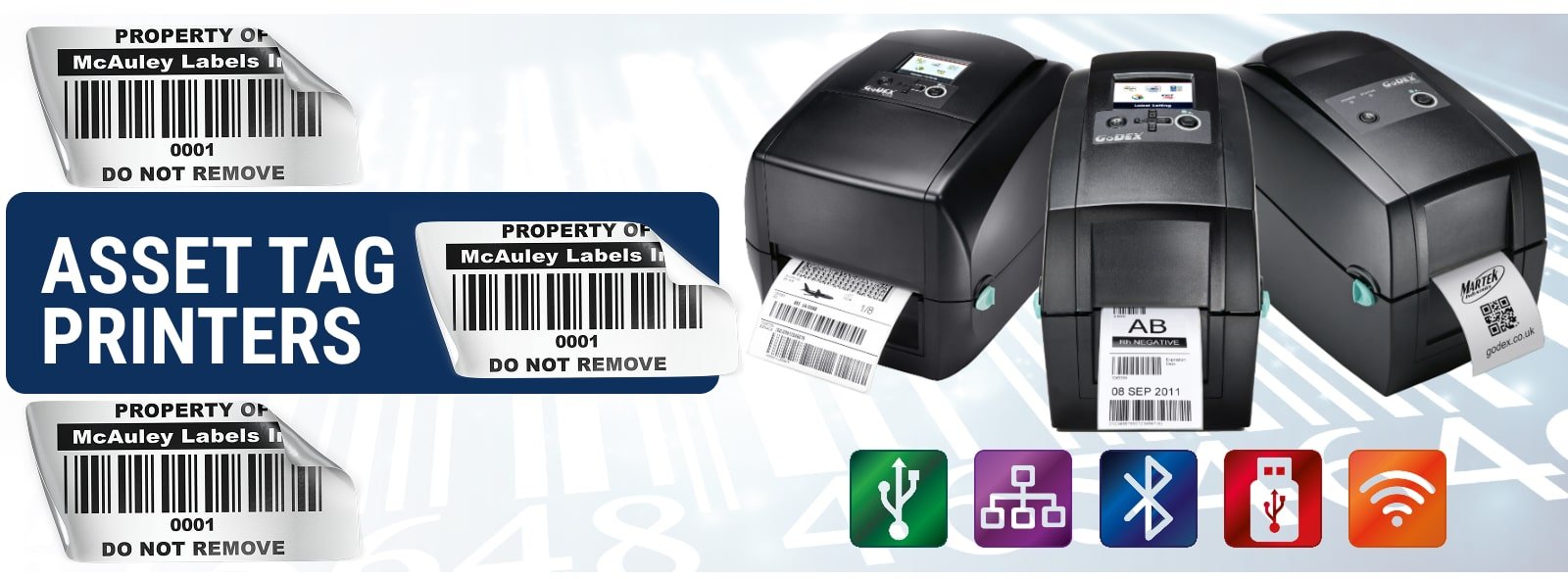 Asset Tag Printers - McAuley Labels