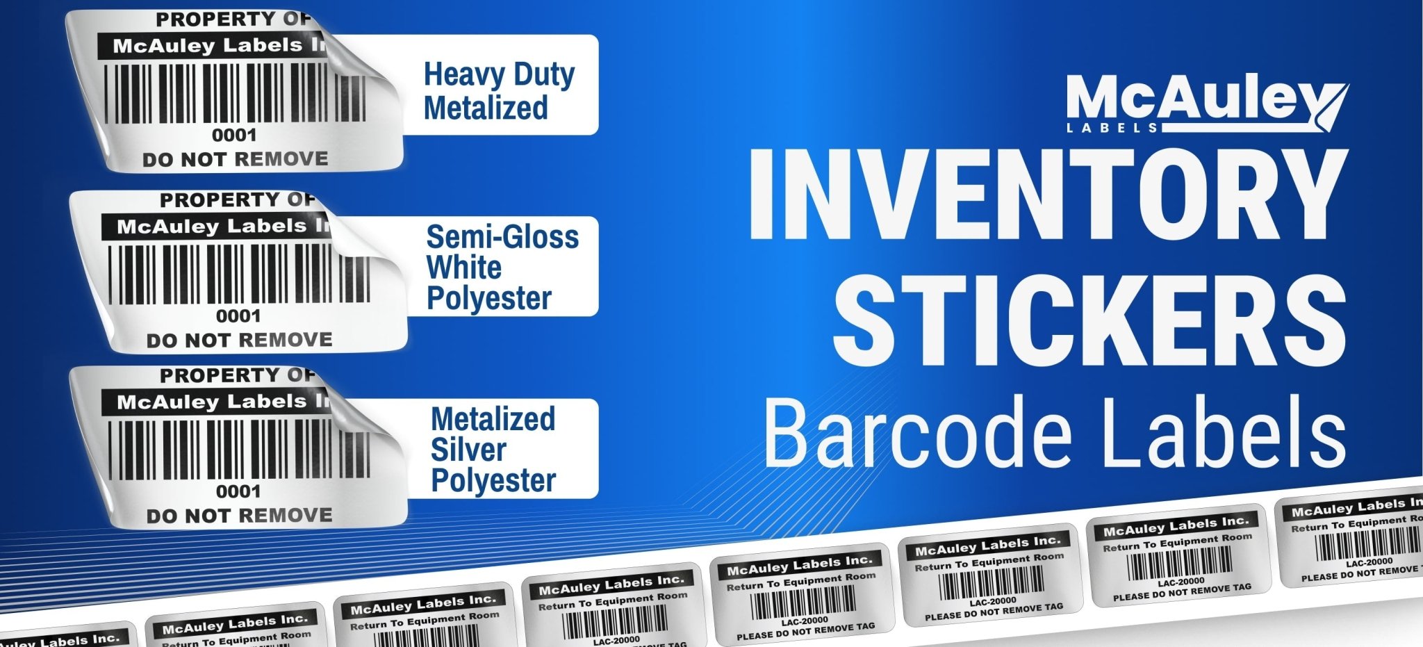 Barcode Inventory Labels – Fast, Accurate Tracking for Any Workspace - McAuley Labels