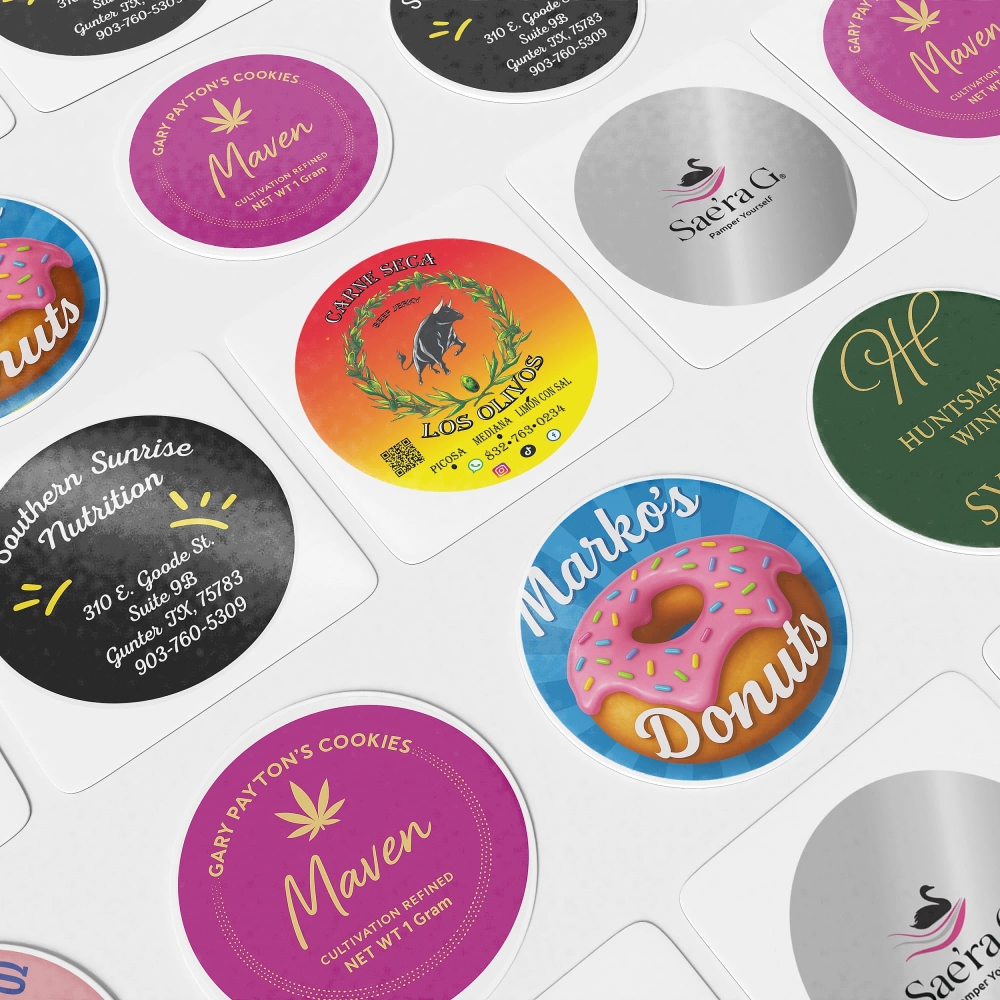 Custom Labels - McAuley Labels