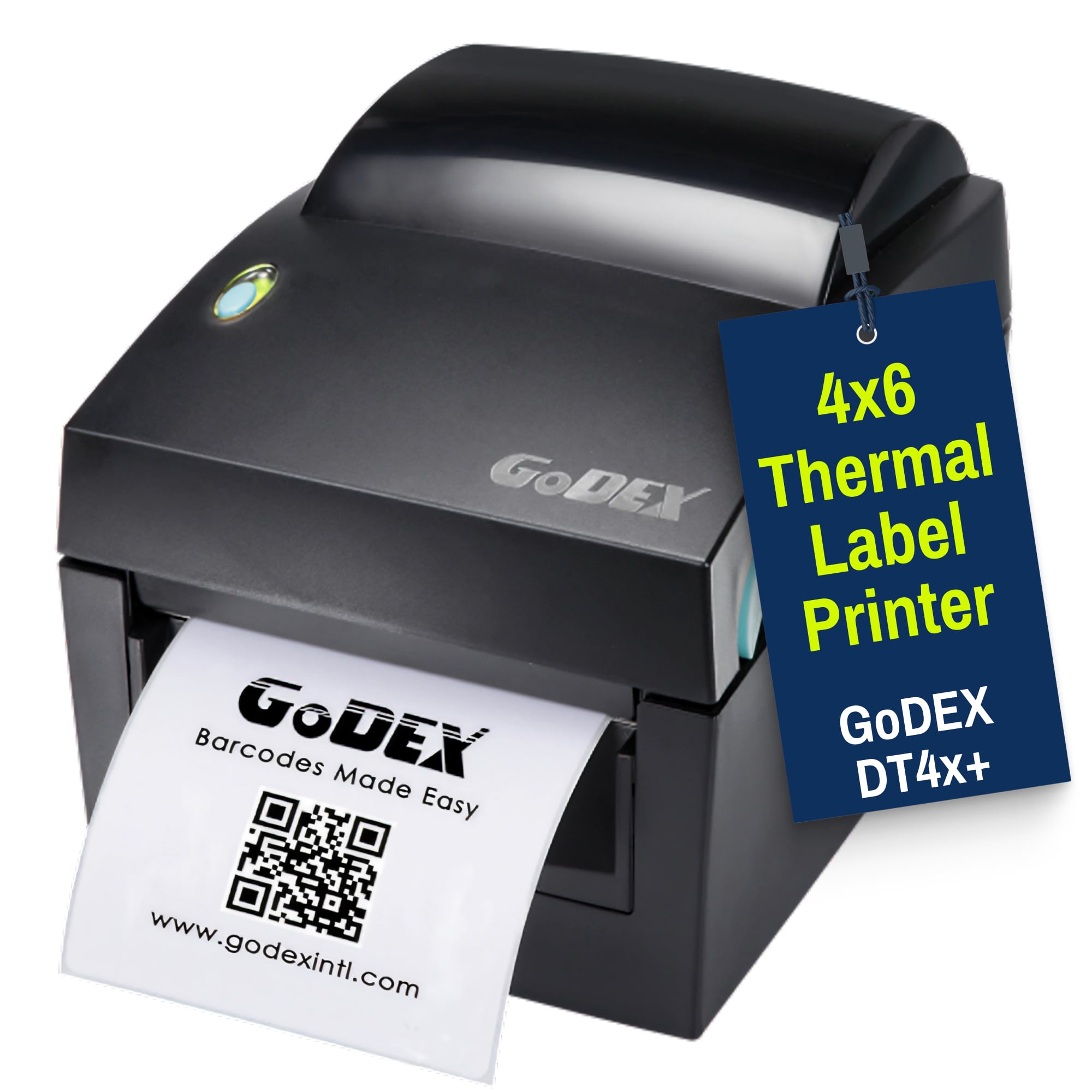 4×6 Thermal Label Printer for Shipping Labels - GoDEX DT4x - Printer