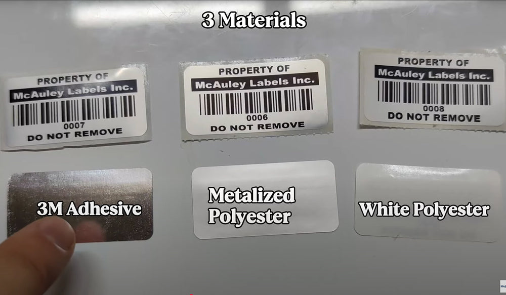 Custom Asset Tags - Permanent | 3M Heavy-Duty, ID Labels