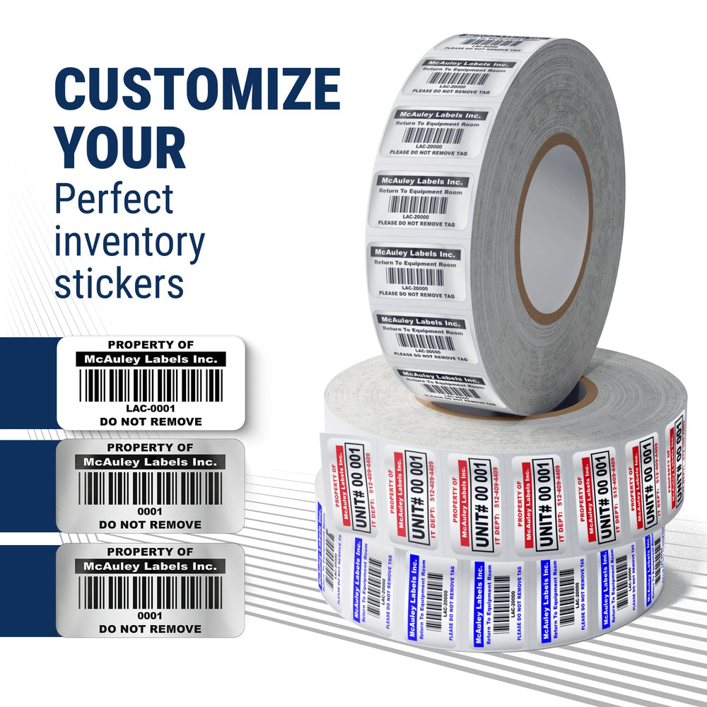Custom Barcode Inventory Labels – Fast, Scannable Tracking
