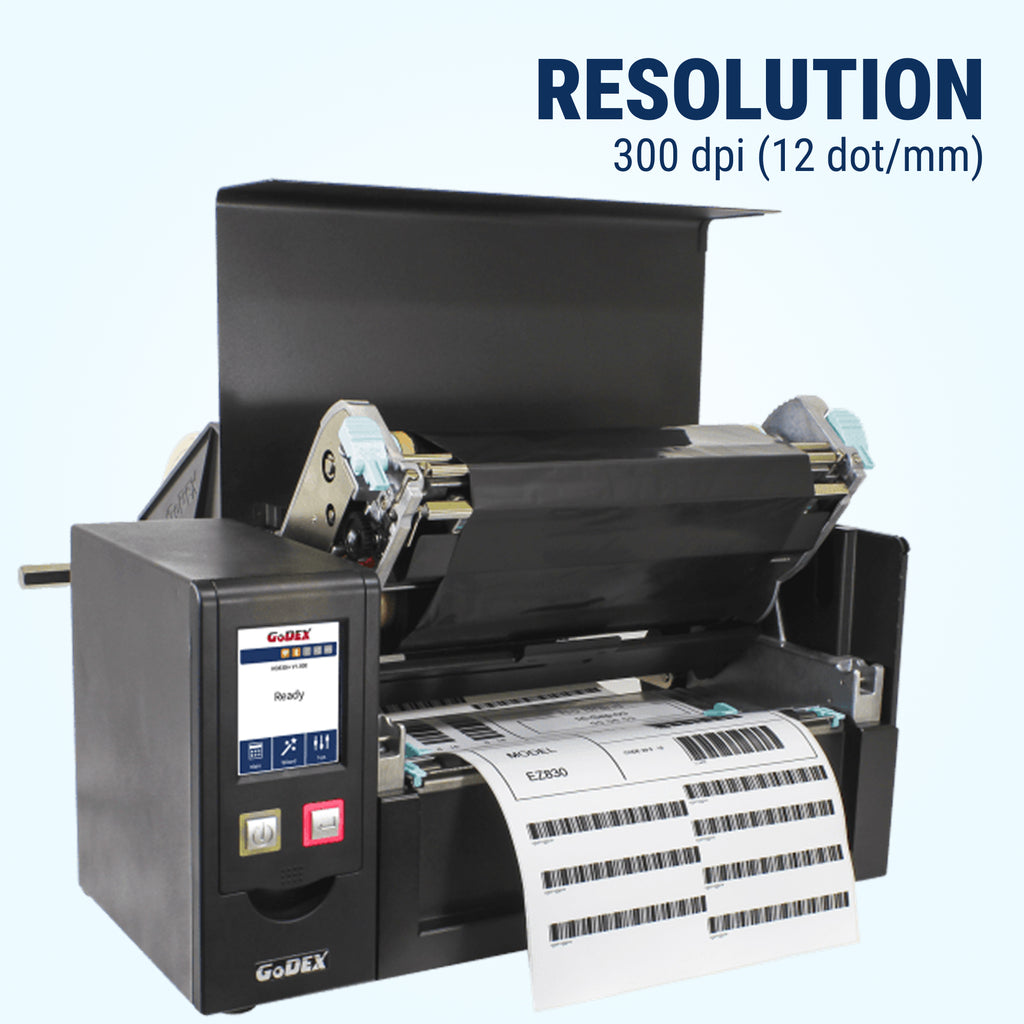 Plant Label Printer - GoDEX HD830i+ USB, Serial, Ethernet, 300 dpi
