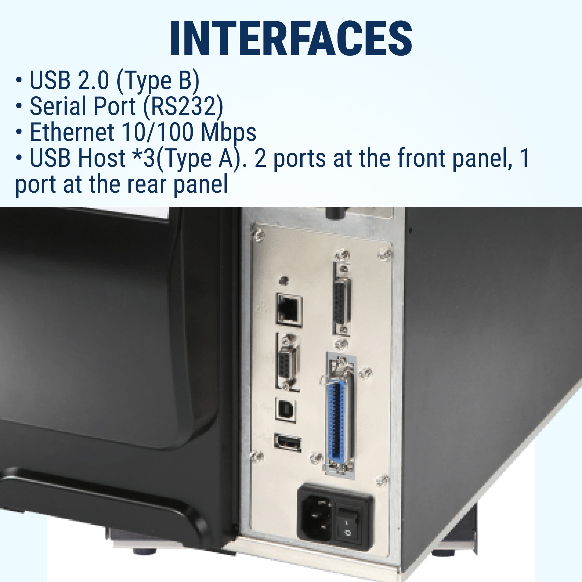 GoDEX ZX1300i+ Thermal Printer – 300 DPI 3-Year Warranty