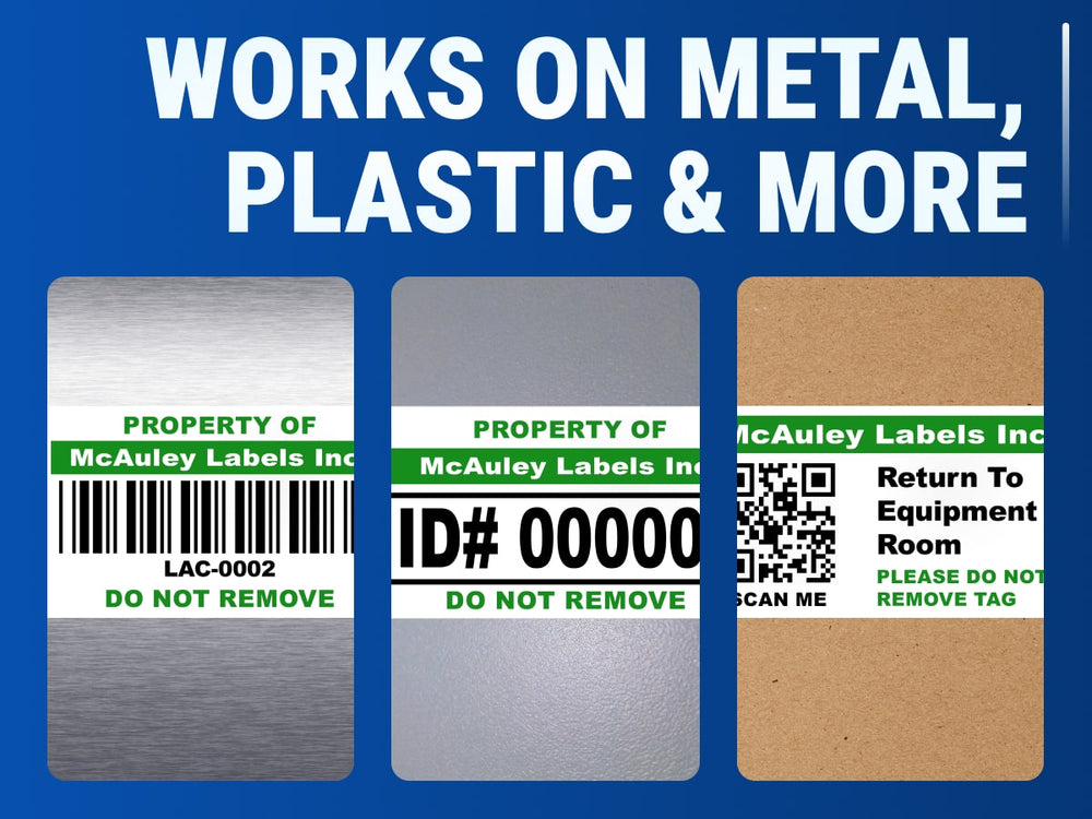 Metal Invoentory Label Custom Barcode Inventory Labels – Fast, Scannable Tracking