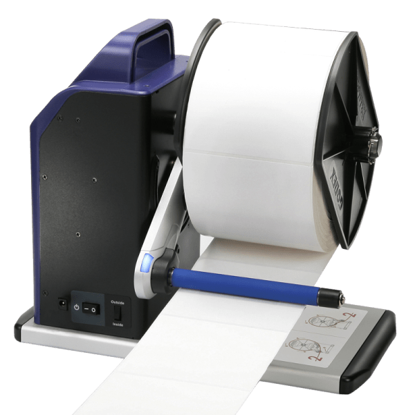 T - 30 COLOR Rewinder, 8“ wide - McAuley Labels