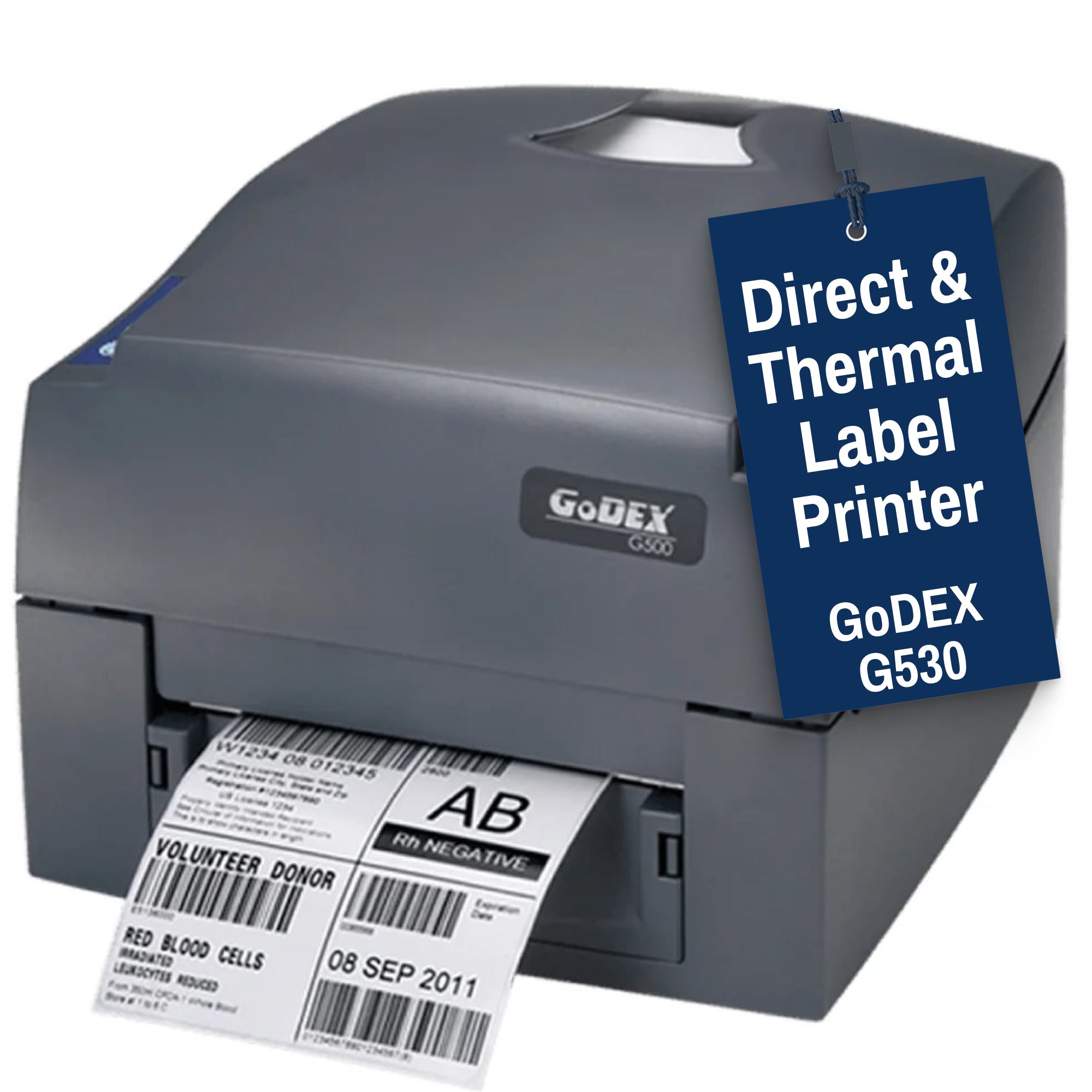 GoDEX G530 Thermal Transfer Printer 4" 300 dpi - Printer