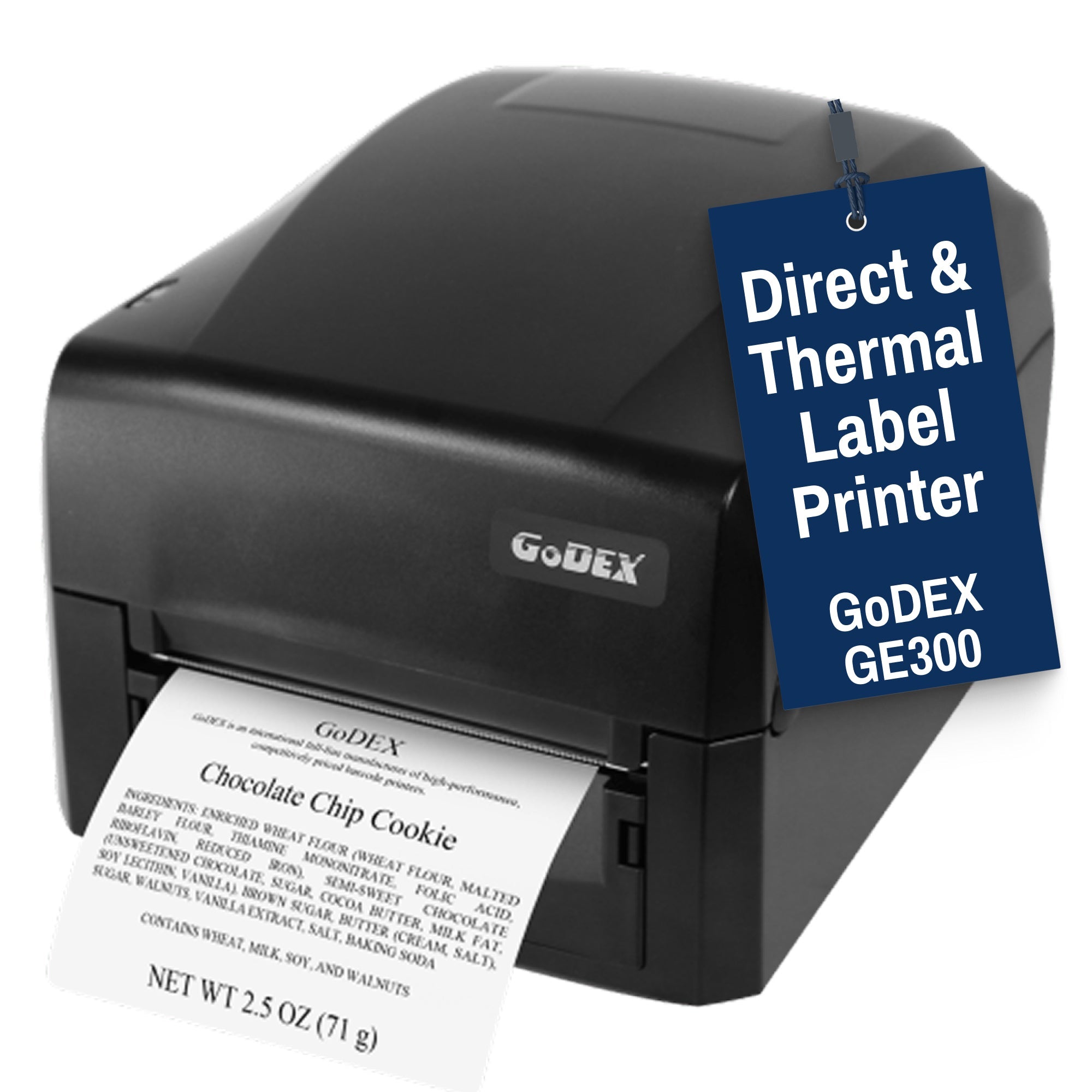 GoDEX GE300 Thermal Transfer Printer 4" 203 dpi - Printer