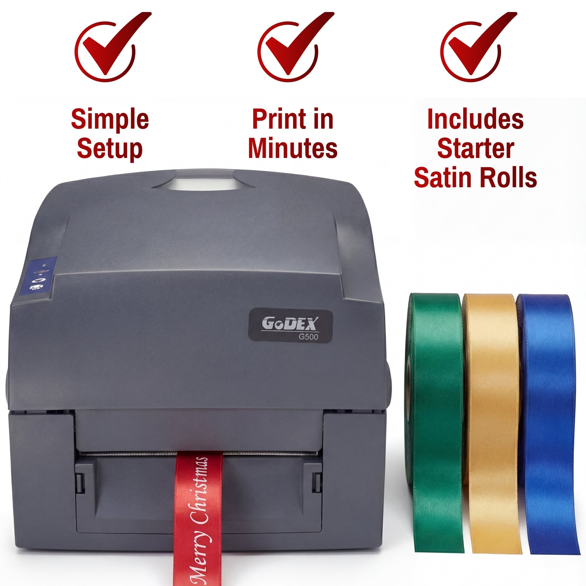 Ribbon Printer - GoDEX G500 Thermal Transfer Printer 4" 203 dpi - Printer