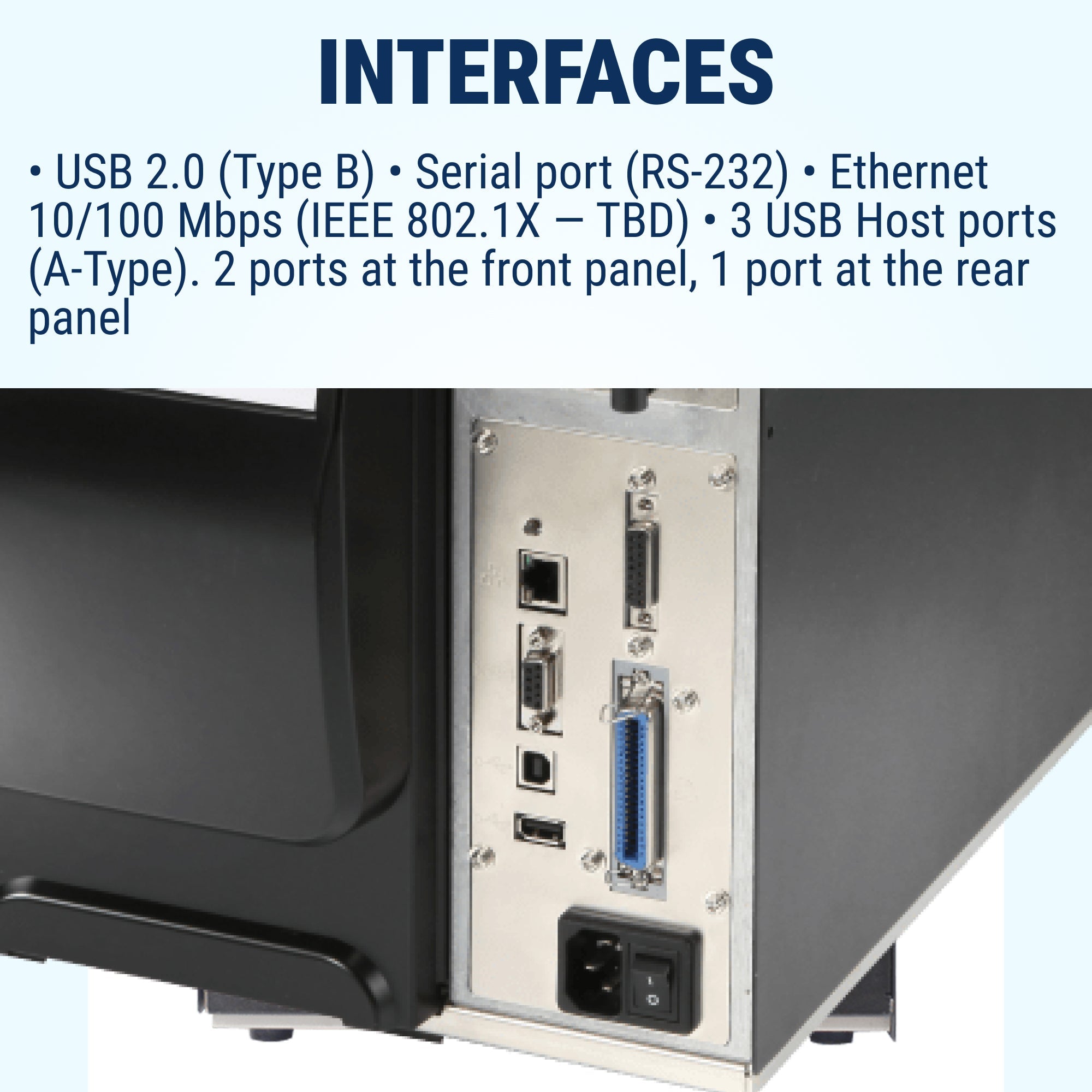 GoDEX ZX1600i+ Thermal Printer – 600 DPI | 3-Year Warranty