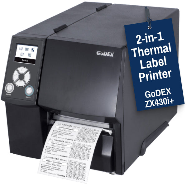 GoDEX ZX430i+ Thermal Printer | 300 DPI Labeling
