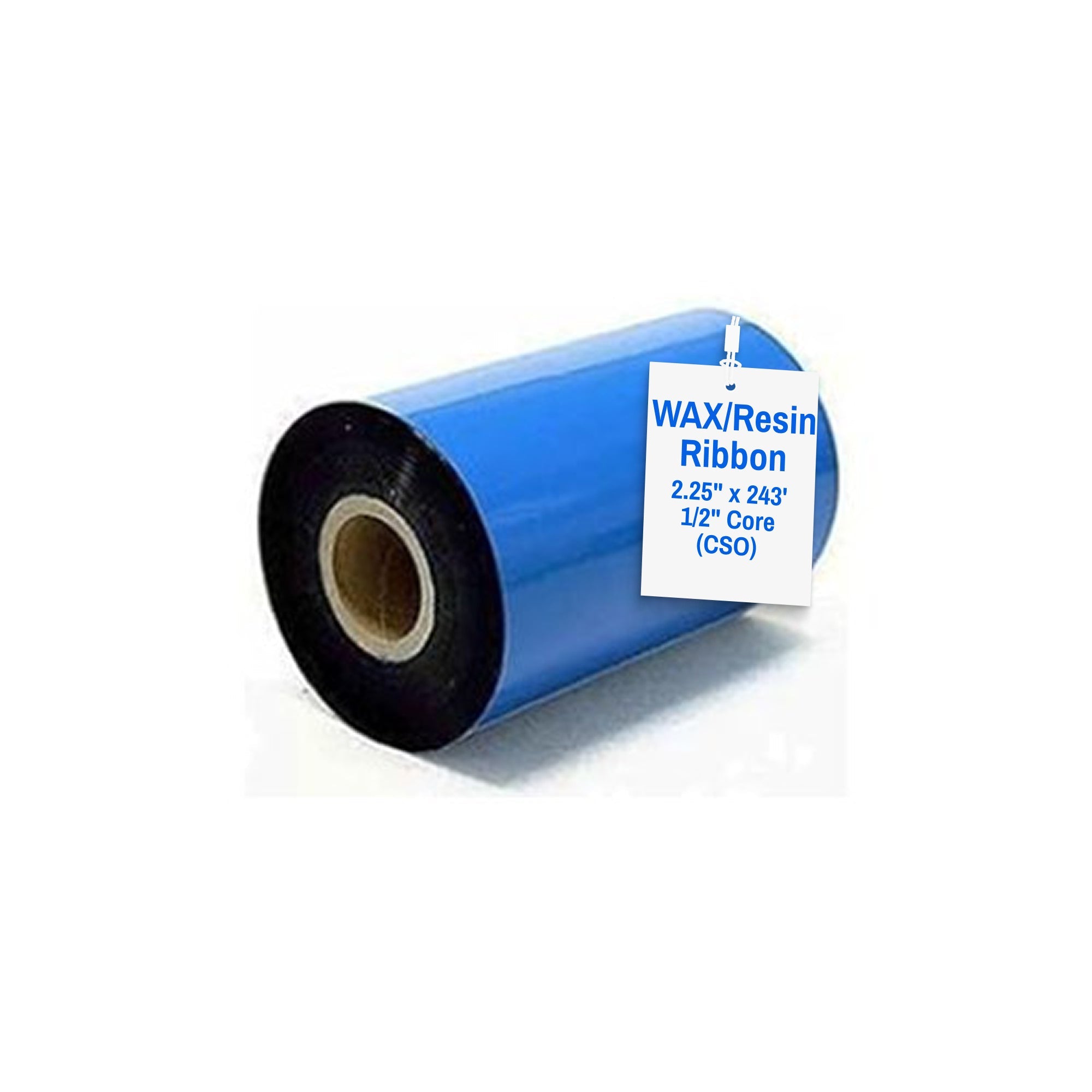 Thermal Transfer Ribbon 2.25" x 243' – Wax/Resin with 1/2" Core for Oil Change Sticker Printer - Ribbon